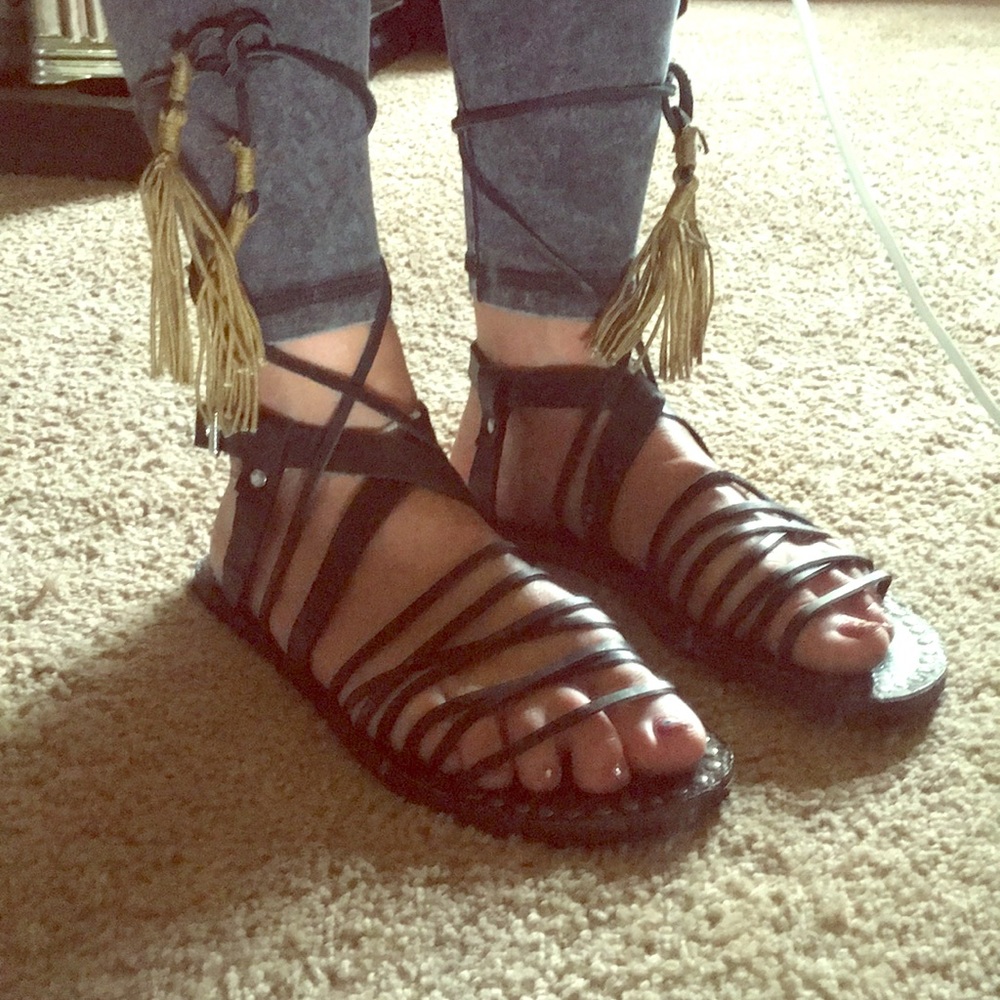 Free people gladiator sandals